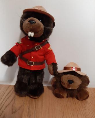 Peluche vintage Castoro RCMP