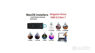 Usb 7 in 1 apple da el capitan a monterey