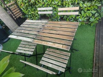 Tavoli e sedie da giardino 