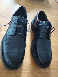 Scarpe da uomo color vitello nero 45