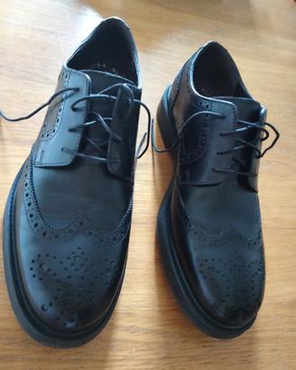 Scarpe da uomo color vitello nero 45
