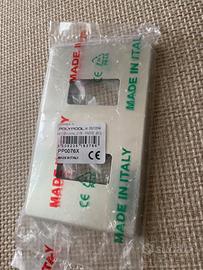 Placca in alluminio a 2 fori PP0076X