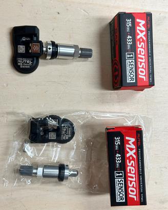 2 Sensori AUTEL pressione pneumatici 315+433 Mhz