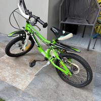 Bicicletta kawasaki 16 pollici
