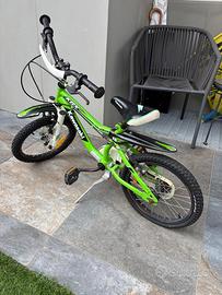 Bicicletta kawasaki 16 pollici