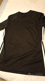 Maglietta Adidas nera ragazzo