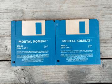 Mortal Kombat Amiga Commodore Floppy Disk