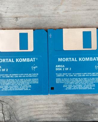 Mortal Kombat Amiga Commodore Floppy Disk