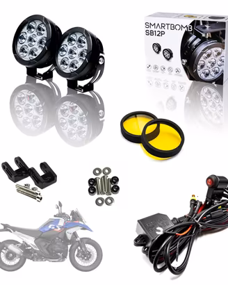 2 Faretti led Profondità 120W BMW R1300GS STANDARD