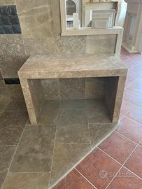 Mobile in marmo(travertino noce)