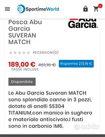 Canna da pesca.