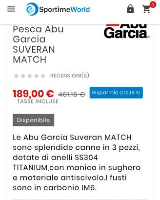 Canna da pesca.