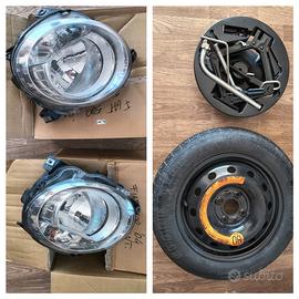 Fari anteriori dx e sx fiat 500  + ruotino di scor