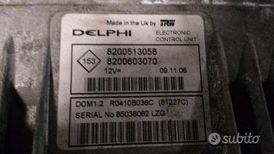 Kit centralina Logan 2007 1.5 K9KK7 8200603070