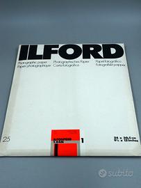 25 FOGLI CARTA FOTOGRAFICAILFORD ILFOSPEED 24X30 1