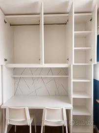 Cameretta Doimo Cityline  con scrivania Ikea