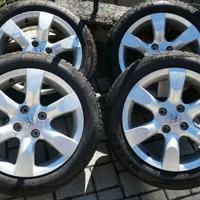 cerchi peugeot con gomme da neve