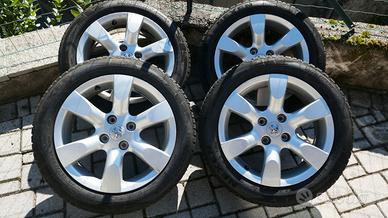 cerchi peugeot con gomme da neve