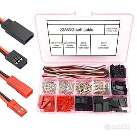 40 Connettori Servo JST SYP Futaba con Pin Crimp