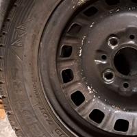 Gomme invernali per cerchi in ferro per Fiat Panda