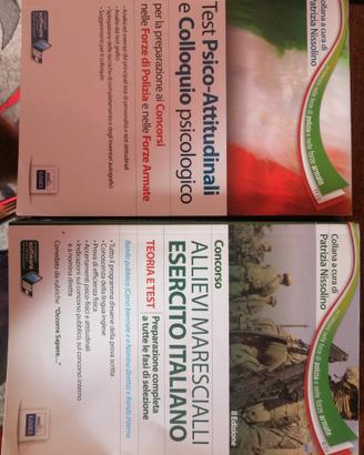 Libri di testo per concorso forze armate