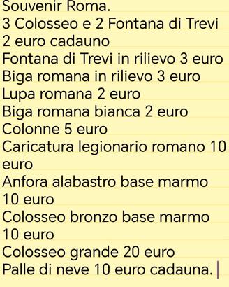 Collezionismo Roma 