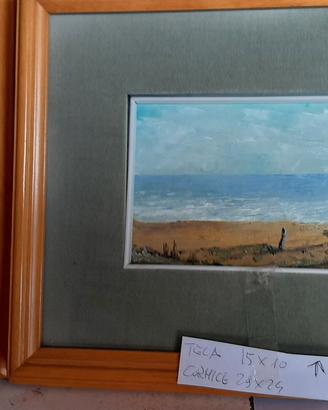 Quadri olio su cartone telato.