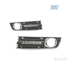 LUCE DIURNA A LED AUDI A4 B6 INCLUSO GRIGLIA ANTIA