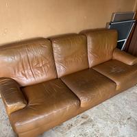 Divano pelle vintage