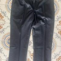 Pantalone in grisaglia blu
