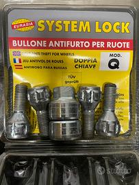 Bulloni antifurto per ruote System Lock - Accessori Auto In