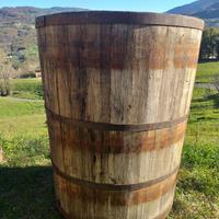 Tino in rovere naturale per vino.