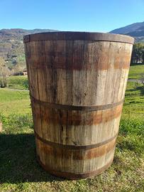 Tino in rovere naturale per vino.