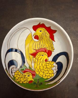 Piatto vintage ceramica San Rocco