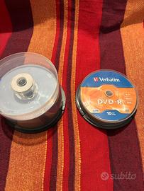 DVD vergini stock di 54 pezzi