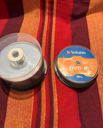 DVD vergini stock di 54 pezzi
