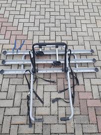 Portabici in alluminio 3 posti.