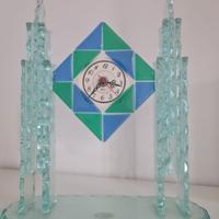 orologio da tavolo vetro di Murano lab. CIBIERRE 