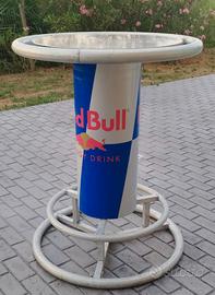 Tavolo Alto Bar Red Bull Originale da collezione 