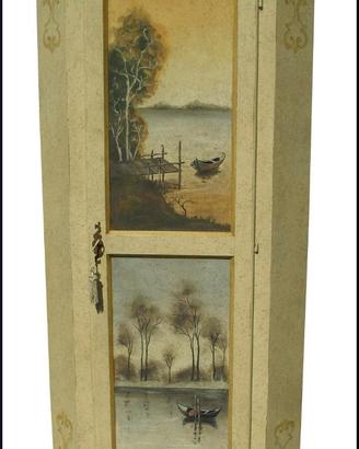 Angoliera cantonale artigianale dipinta a mano