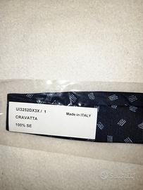 Cravatta Bulgari blu navy fantasia TIE ALA Moana B
