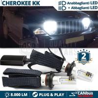 Lampade LED H4 per JEEP CHEROKEE KK CANbus 6500K