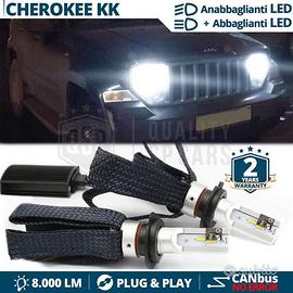 Lampade LED H4 per JEEP CHEROKEE KK CANbus 6500K