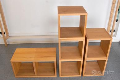 moduli cubo IKEA  5 singoli + 1 doppio – 40x40 cm