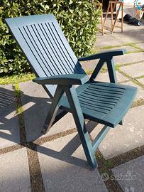 Poltrona reclinabile in plastica