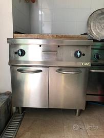 piastra a gas da cucina professionale
