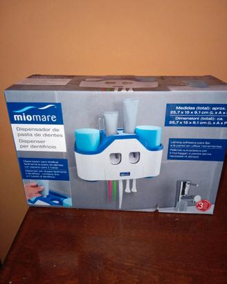 Dispenser per dentifricio e spazzolini 