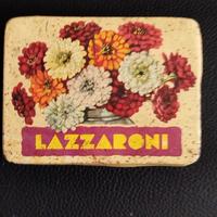 Scatola biscotti Lazzaroni anni 50