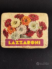 Scatola biscotti Lazzaroni anni 50