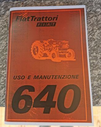 libretti trattore fiat  640